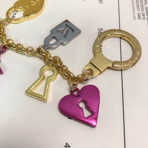 Louis Vuitton Love Lock Heart and Keys chain bag charm and key holder M67437 with Original Box