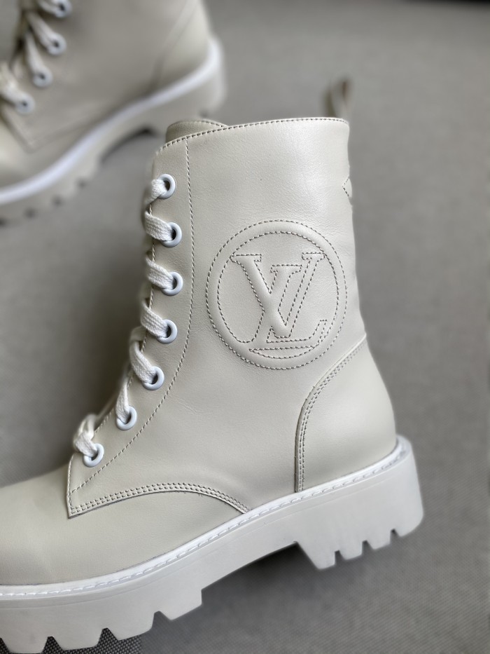 Louis Vuitton Women Shoes Boots Luxury Brand TERRITORY FLAT RANGER with Original Box 1A94Q5