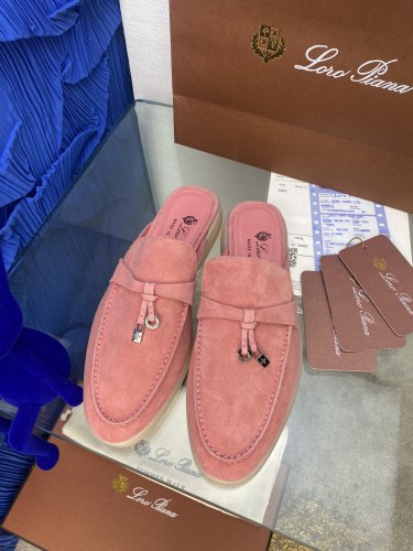 Loro Piana Womens Shoes Sandals Slippers Casual Design Luxury Brand Fashion Shoes for Women with Original Box