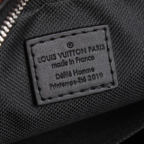 Louis Vuitton Mens Shoulder Bags Luxury Brand Fashion Type TRIO MESSENGER M45965 Monogram Stripes Brown coated canvas with Original Box