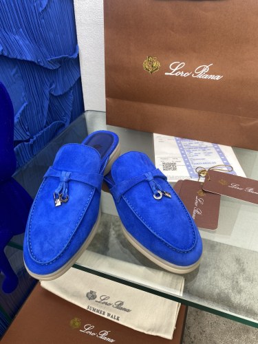 Loro Piana Womens Shoes Sandals Slippers Casual Design Luxury Brand Fashion Shoes for Women with Original Box