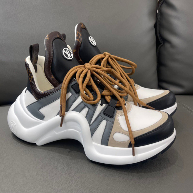 Louis Vuitton Women Shoes Sneakers Luxury Brand Design Fashion LV ARCHLIGHT SNEAKER with Original Box 1AAOWZ