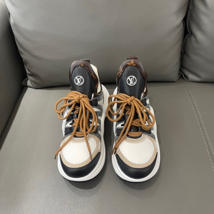 Louis Vuitton Women Shoes Sneakers Luxury Brand Design Fashion LV ARCHLIGHT SNEAKER with Original Box 1AAOWZ