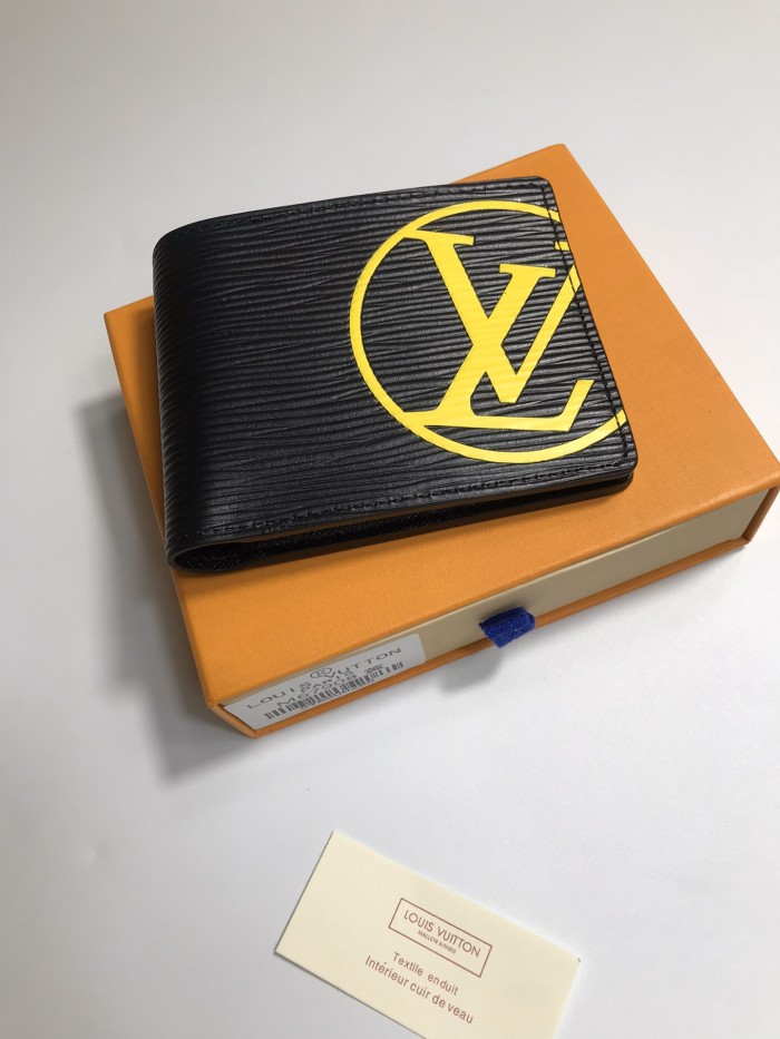 Louis Vuitton Mens Womens Wallets Purse Luxury Brand Designer MARCO WALLET M67908 Epi Leather with Original Box