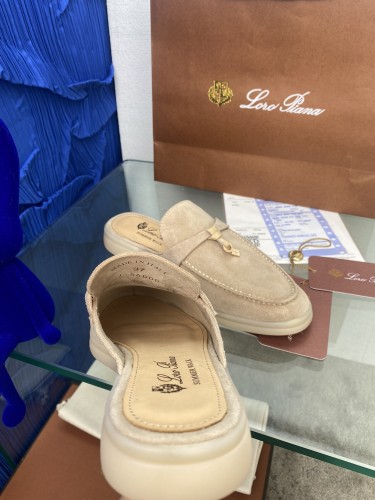 Loro Piana Womens Shoes Sandals Slippers Casual Design Luxury Brand Fashion Shoes for Women with Original Box