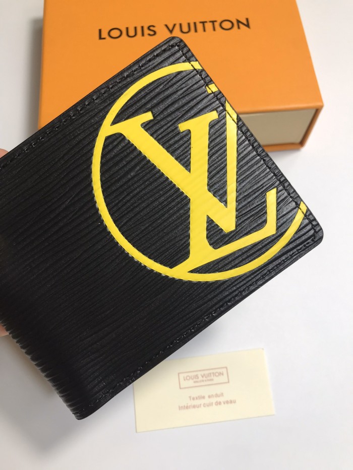 Louis Vuitton Mens Womens Wallets Purse Luxury Brand Designer MARCO WALLET M67908 Epi Leather with Original Box