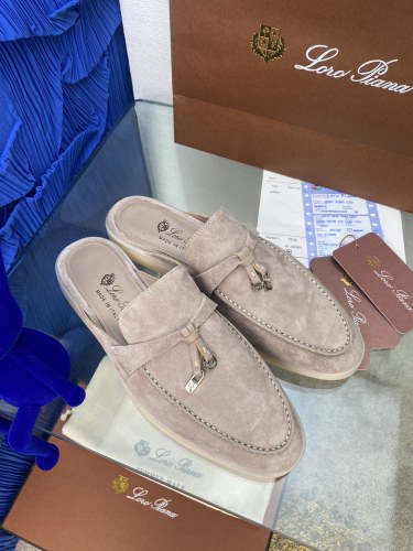 Loro Piana Womens Shoes Sandals Slippers Casual Design Luxury Brand Fashion Shoes for Women with Original Box