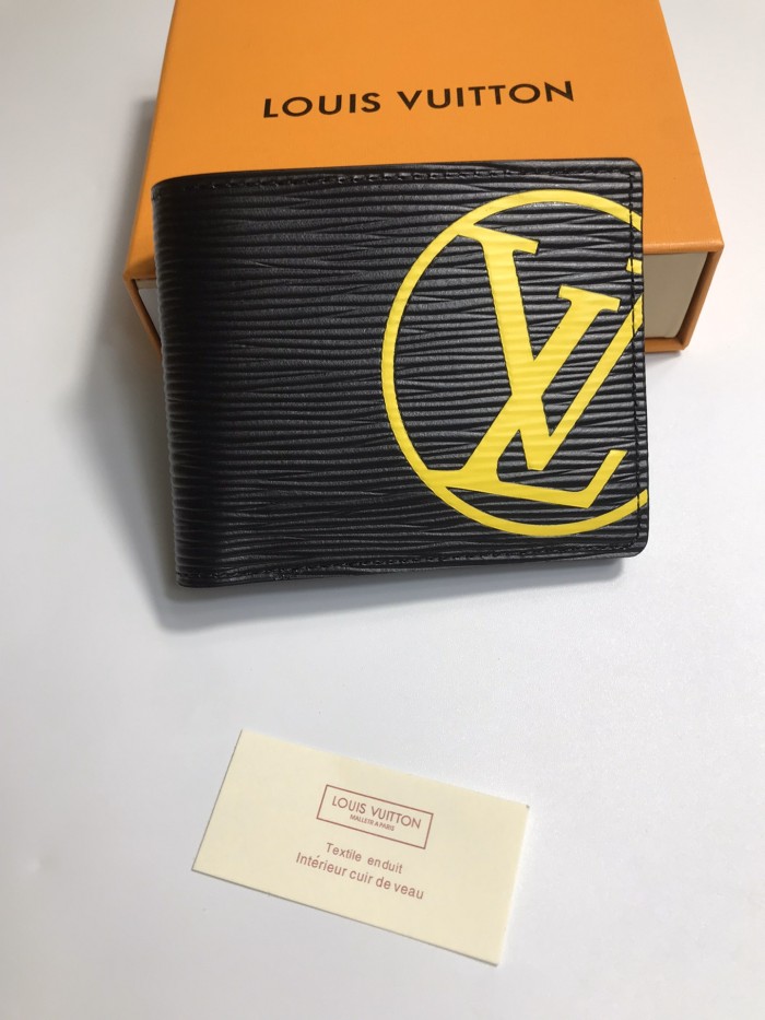Louis Vuitton Mens Womens Wallets Purse Luxury Brand Designer MARCO WALLET M67908 Epi Leather with Original Box