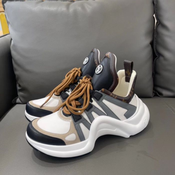 Louis Vuitton Women Shoes Sneakers Luxury Brand Design Fashion LV ARCHLIGHT SNEAKER with Original Box 1AAOWZ