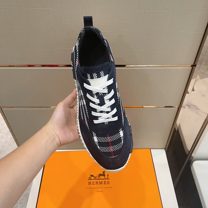 Hermes Mens Casual Shoes Fashion Sneakers Luxury Brand with Original Box