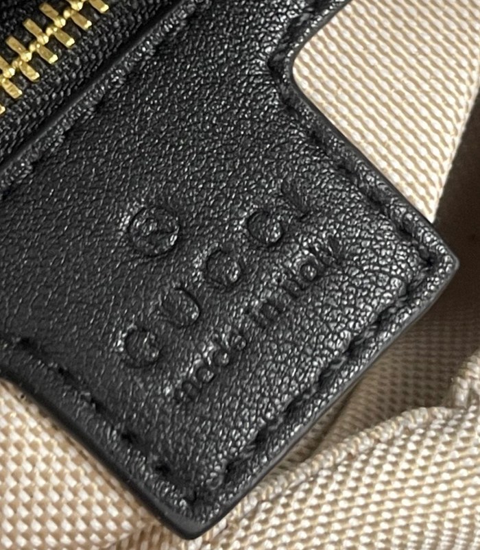 Gucci Womens Bags Shoulder Messenger Bag Luxury Brand Gucci Attache small shoulder bag in black leather with Original Box 699409 UXWBG 1037