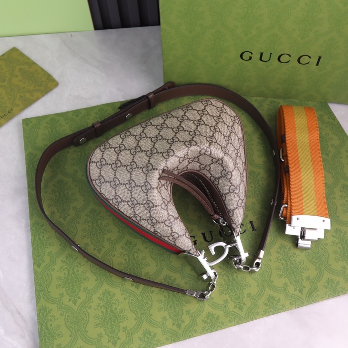 Gucci Womens Bags Shoulder Messenger Bag Luxury Brand Gucci Attache small shoulder bag with Original Box 699409 96GRN 4091