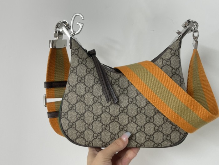 Gucci Womens Bags Shoulder Messenger Bag Luxury Brand Gucci Attache small shoulder bag with Original Box 699409 96GRN 4091