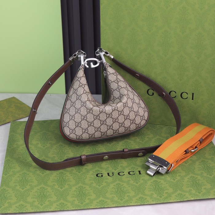 Gucci Womens Bags Shoulder Messenger Bag Luxury Brand Gucci Attache small shoulder bag with Original Box 699409 96GRN 4091