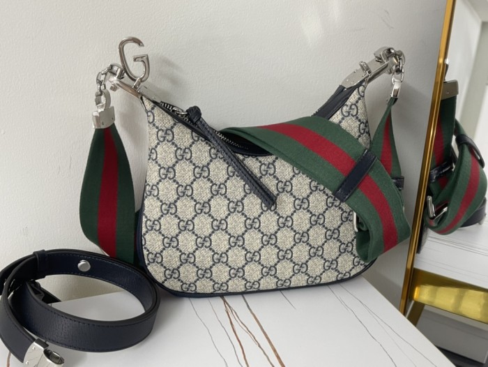 Gucci Womens Bags Shoulder Messenger Bag Luxury Brand Gucci Attache small shoulder bag with Original Box 699409 96GRN 4091