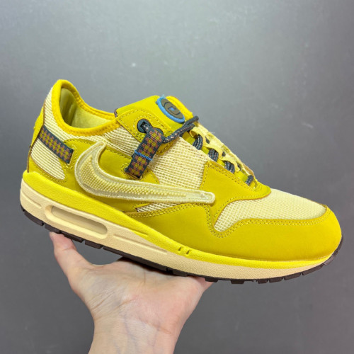 Travis Scott x Nike Air Max 1 Cactus Jack Sneakers Men Womens Shoes Sneakers with Original Box 568JXD0810