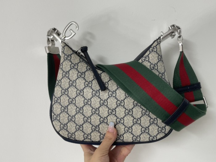 Gucci Womens Bags Shoulder Messenger Bag Luxury Brand Gucci Attache small shoulder bag with Original Box 699409 96GRN 4091
