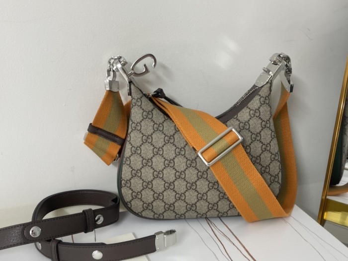 Gucci Womens Bags Shoulder Messenger Bag Luxury Brand Gucci Attache small shoulder bag with Original Box 699409 96GRN 4091