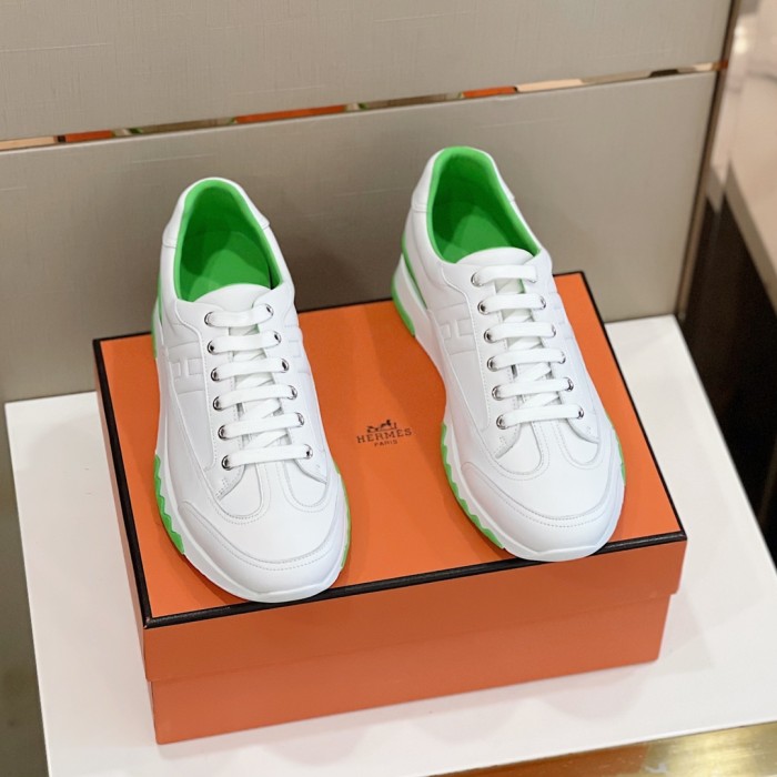 Hermes Mens Casual Shoes Fashion Sneakers Luxury Brand with Original Box