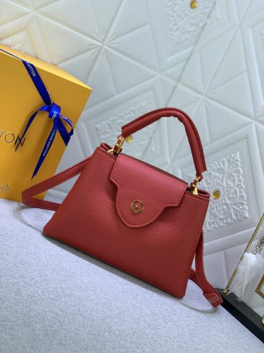 Louis Vuitton Womens Bags Handbags Luxury Brand CAPUCINES BB Leather Messenger Shoulder Bags M52689
