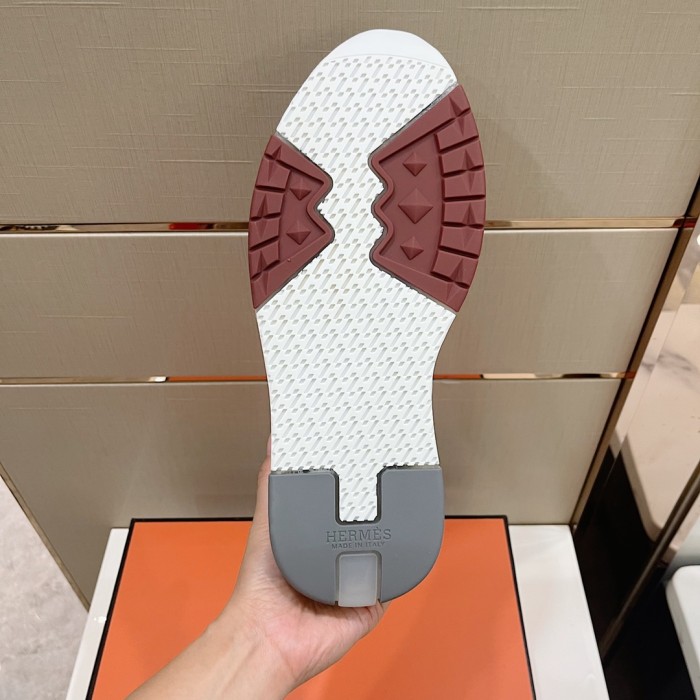 Hermes Mens Casual Shoes Fashion Sneakers Luxury Brand with Original Box