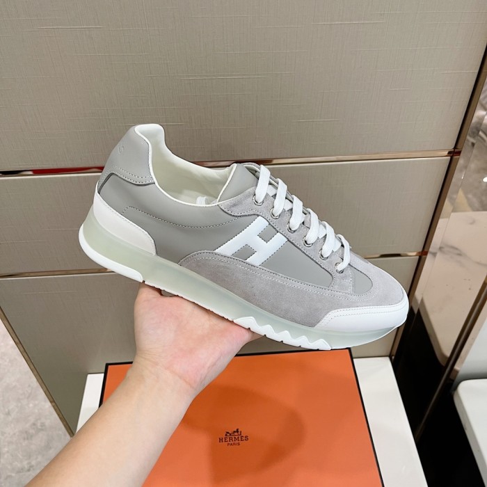 Hermes Mens Casual Shoes Fashion Sneakers Luxury Brand with Original Box
