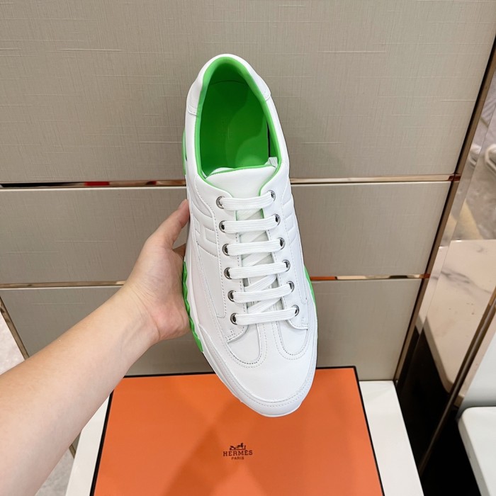 Hermes Mens Casual Shoes Fashion Sneakers Luxury Brand with Original Box