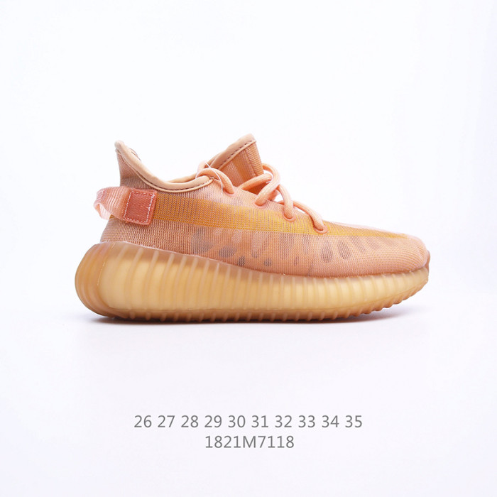 Adidas Yeezy Boost 350 V2 Mono Pack Clay Kids Shoes Sneakers Breathable Design  with Original Box 1821M7118