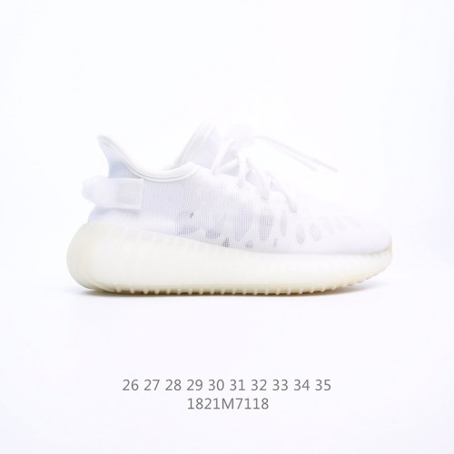 Adidas Yeezy Boost 350 V2 Mono Pack Clay Kids Shoes Sneakers Breathable Design  with Original Box 1821M7118