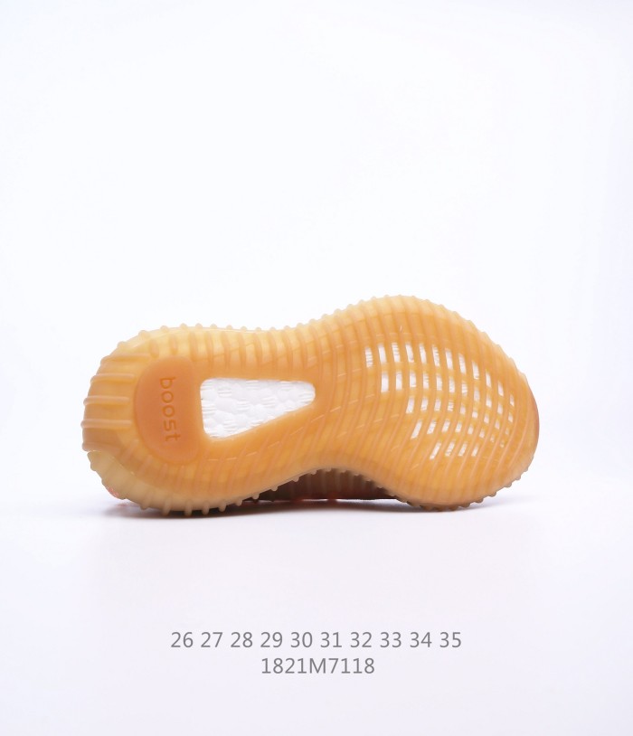 Adidas Yeezy Boost 350 V2 Mono Pack Clay Kids Shoes Sneakers Breathable Design  with Original Box 1821M7118