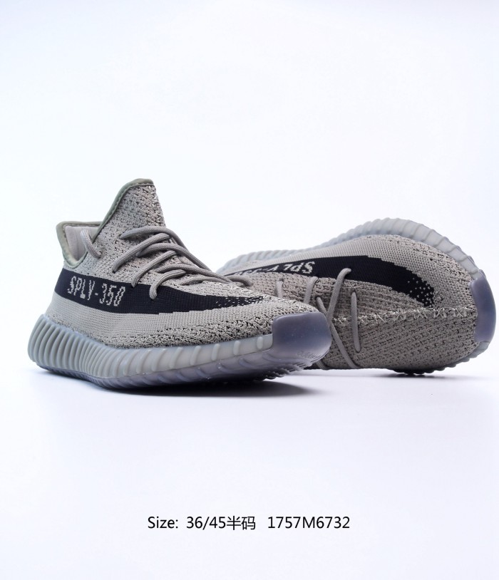 Kanye West x  Yeezy Boost 350 V2 Granite Mens Womens Shoes Sneakers Breathable Design with Original Box 1757M6732