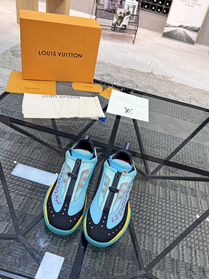 Louis Vuitton Men Shoes Fashion Sneakers Luxury Brand Mens LV RUNNER TATIC SNEAKER with Original Box 1A9UOJ