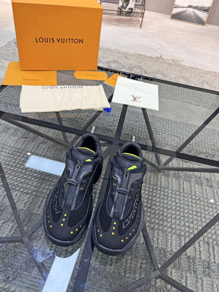 Louis Vuitton Men Shoes Fashion Sneakers Luxury Brand Mens LV RUNNER TATIC SNEAKER with Original Box 1A9UOJ