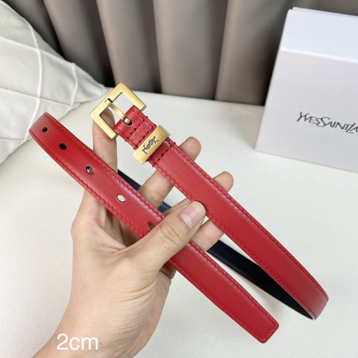 Saint Laurent YSL Womens Belt Luxury Brand Women Belts Luxury Brand with Original Box