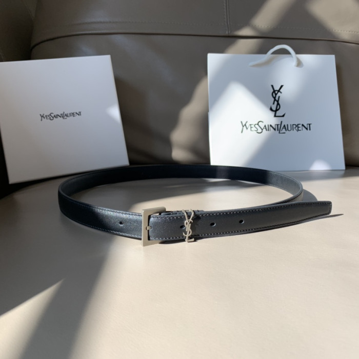 Saint Laurent YSL Womens Belt Luxury Brand Women Belts Luxury Brand with Original Box
