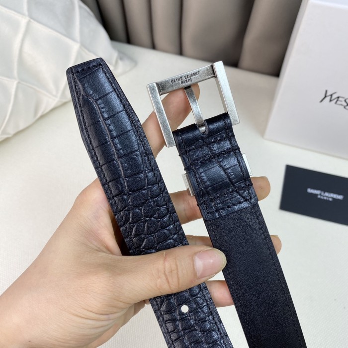 Saint Laurent YSL Womens Belt Luxury Brand Women Belts Luxury Brand with Original Box