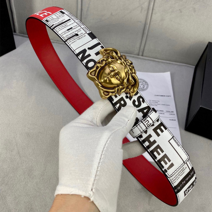 Versace Mens Belt Luxury Brand Fashion Men Belts with Original Box