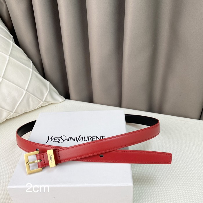Saint Laurent YSL Womens Belt Luxury Brand Women Belts Luxury Brand with Original Box