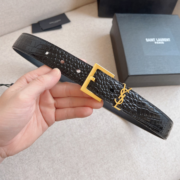 Saint Laurent YSL Womens Belt Luxury Brand Women Belts Luxury Brand with Original Box