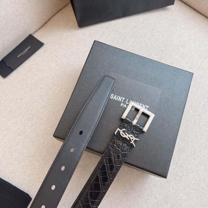 Saint Laurent YSL Womens Belt Luxury Brand Women Belts Luxury Brand with Original Box
