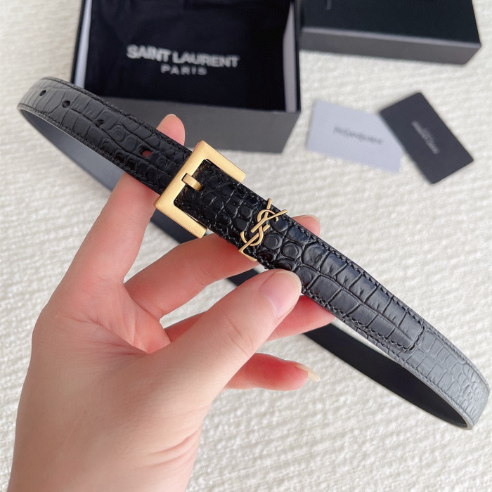 Saint Laurent YSL Womens Belt Luxury Brand Women Belts Luxury Brand with Original Box