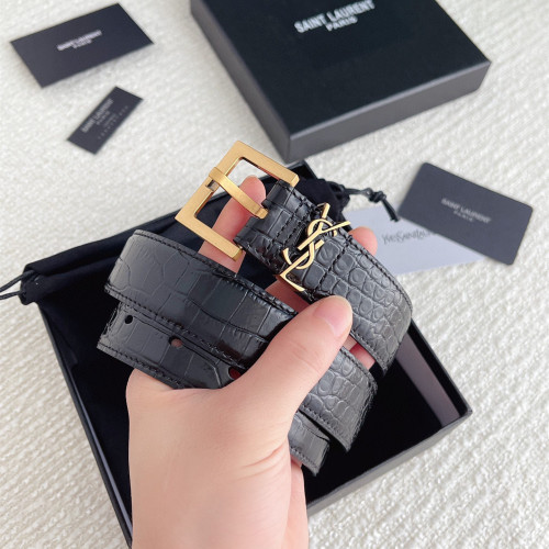 Saint Laurent YSL Womens Belt Luxury Brand Women Belts Luxury Brand with Original Box
