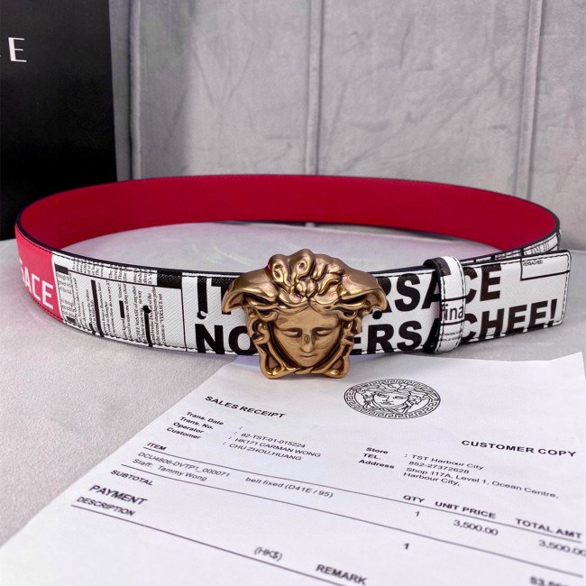 Versace Mens Belt Luxury Brand Fashion Men Belts with Original Box