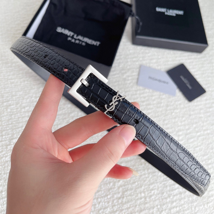 Saint Laurent YSL Womens Belt Luxury Brand Women Belts Luxury Brand with Original Box