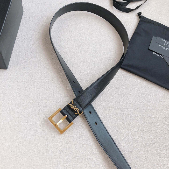 Saint Laurent YSL Womens Belt Luxury Brand Women Belts Luxury Brand with Original Box