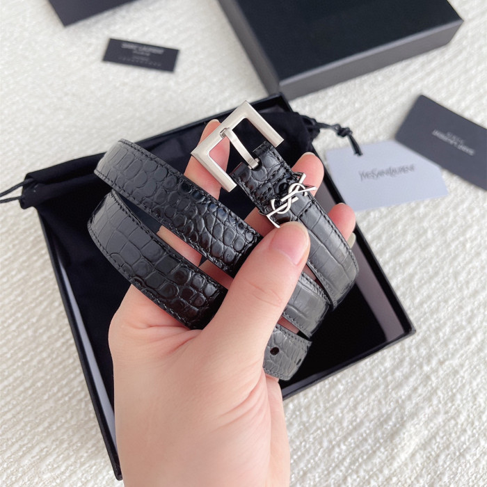 Saint Laurent YSL Womens Belt Luxury Brand Women Belts Luxury Brand with Original Box