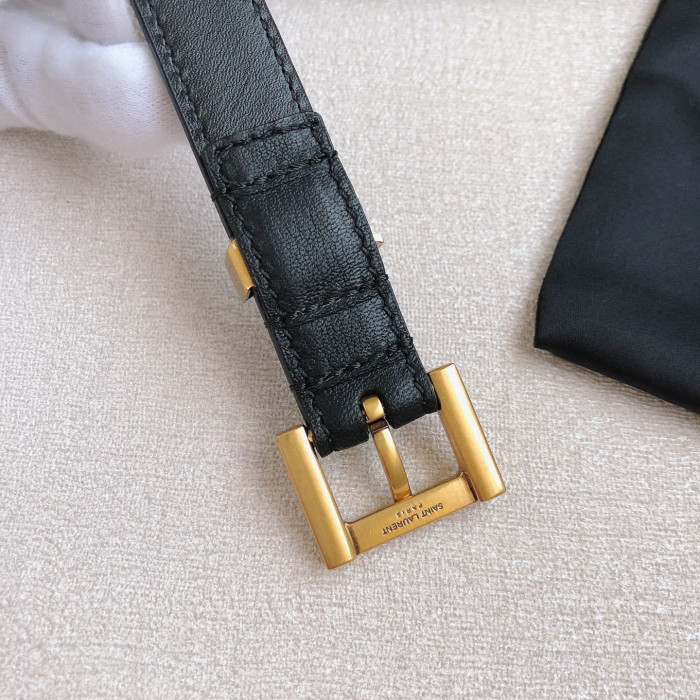 Saint Laurent YSL Womens Belt Luxury Brand Women Belts Luxury Brand with Original Box