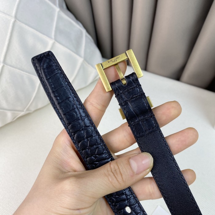 Saint Laurent YSL Womens Belt Luxury Brand Women Belts Luxury Brand with Original Box