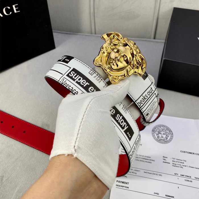 Versace Mens Belt Luxury Brand Fashion Men Belts with Original Box