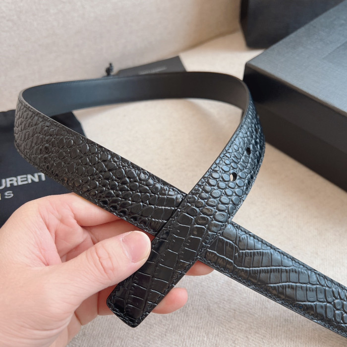 Saint Laurent YSL Womens Belt Luxury Brand Women Belts Luxury Brand with Original Box